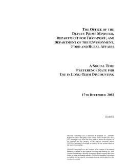 A Social Time Preference Rate for Use in Long