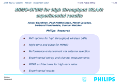 11-02-708r0-WNG 7 / 23 Requirements Higher data
