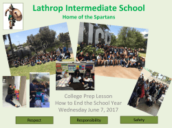 CP 6-7-17 How to End the School Year