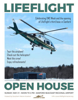 Celebrating EMS Week and the opening of LifeFlight`s third base in
