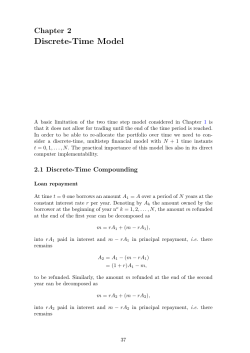 Discrete-Time Model
