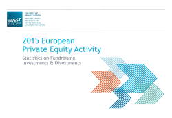 2015 European Private Equity Activity
