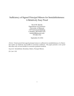 Sufficiency of Signed Principal Minors for Semidefiniteness: A