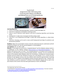 Traditional Clustering with K