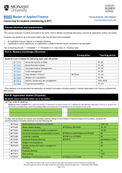 B6003 Master of Applied Finance