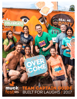 Team Captain Guide - National Multiple Sclerosis Society