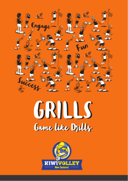 KiwiVolley GRILLS (game like drills)