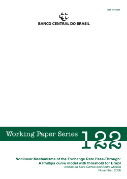 Nonlinear Mechanisms of the Exchange Rate Pass