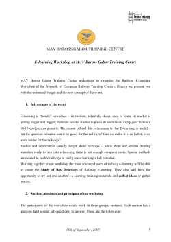 MAV BAROSS GABOR TRAINING CENTRE E