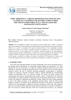 time- frequency varying response function of non- classically