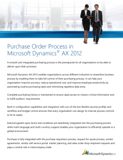 Purchase Order Process