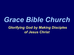 Evil Intent, God`s Mercy Genesis 37-50