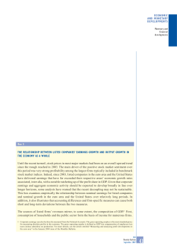 The relationship between listed companies` earnings growth and