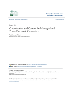 Optimization and Control for Microgrid and Power Electronic
