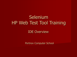 Selenium Intro Part1..