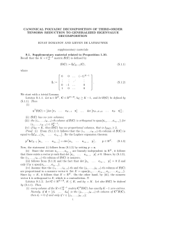 canonical polyadic decomposition of third