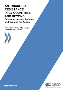 antimicrobial resistance in g7 countries and beyond