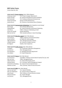 BEST Action Teams - Tilburg University