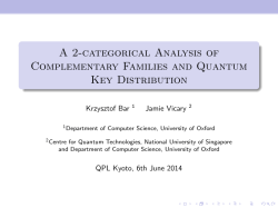A 2-categorical Analysis of Complementary Families