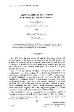 Some Applications of a Theorem of Shirshov to