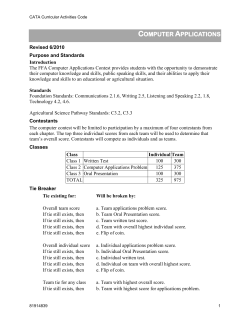 Computer Applications