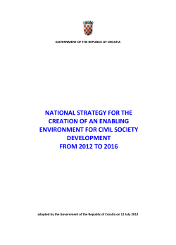 national strategy for the creation of an enabling