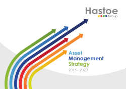 Asset Management Strategy - Hastoe Housing Association