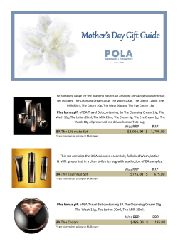 Plus bonus gift of BA Travel Set containing BA The