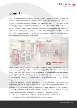 The open library model represents a new way of