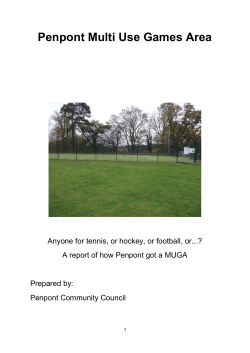 Penpont Multi Use Games Area - Dumfries and Galloway LEADER