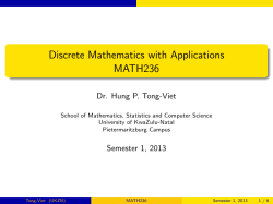 Lecture 3 - Mathematics
