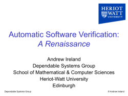 ppt - School of Mathematical and Computer Sciences - Heriot