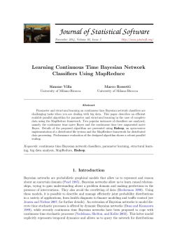 Learning Continuous Time Bayesian Network Classifiers Using