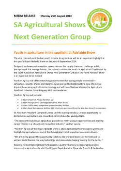 SA Agricultural Shows Next Generation Group