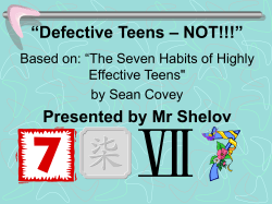 Habit 4: Think Win-Win