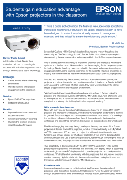 Students gain education advantage with Epson