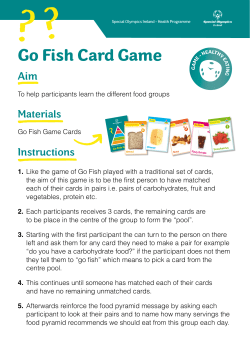Go Fish Card Game - Special Olympics Ireland