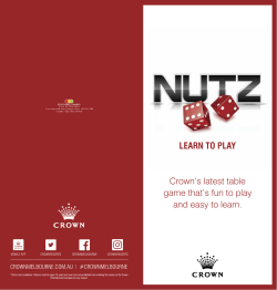 Crown`s latest table game that`s fun to play and