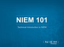 NIEM 101_Technical Introduction_20141103