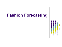 Fashion Forecasting