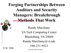 A Simple Risk Analysis Methodolgy