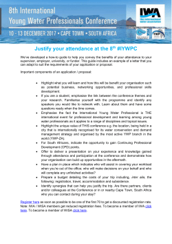 Justify Your Attendance in WORD