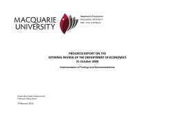 Department of Economics