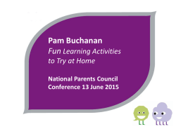 Pam Buchanan - National Parents Council