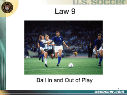 Law 9 - Central Maryland Soccer Referees