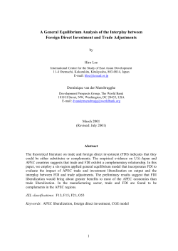 A General Equilibrium Analysis of the Interplay between Foreign
