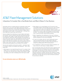 Questions to ask after a hard brake event