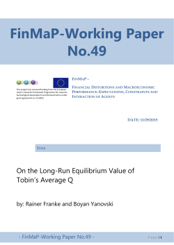 On the Long-Run Equilibrium Value of Tobin`s Average Q