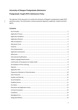 Contents - University of Glasgow