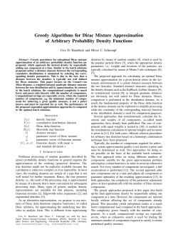 Greedy Algorithms for Dirac Mixture Approximation of Arbitrary